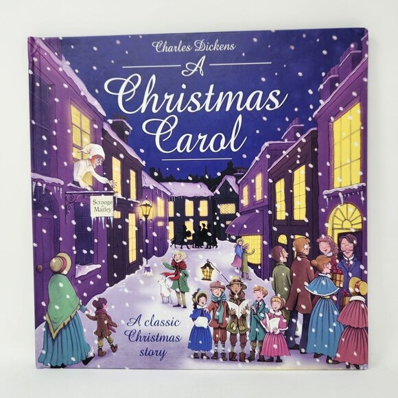 Charles Dickens A Christmas Carol Illustrated Adaptation By Joshua George & Jenn - Picture 1 of 10